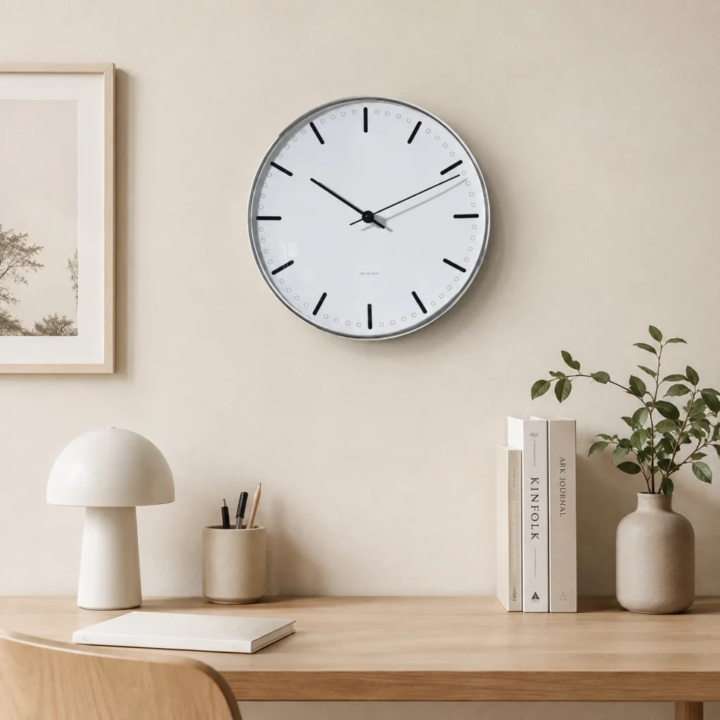 Arne Jacobsen City Hall Wanduhr an der Wand