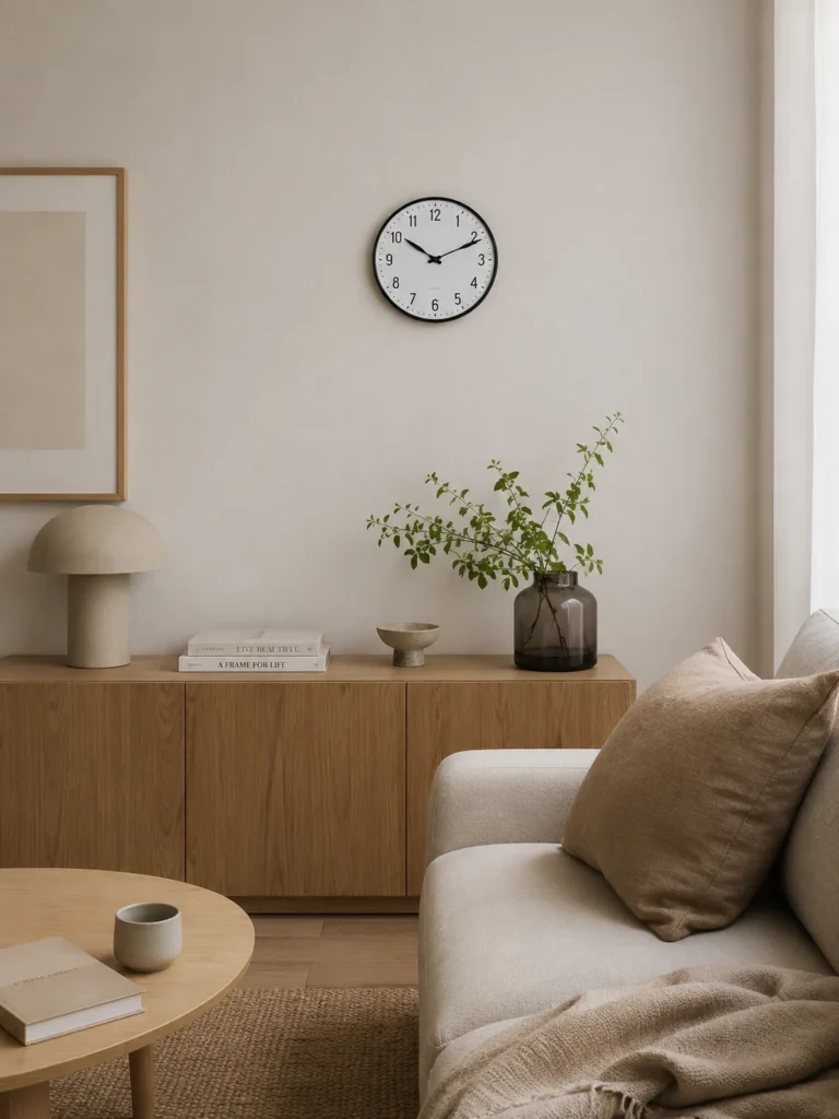Arne Jacobsen Station Wanduhr an der Wand