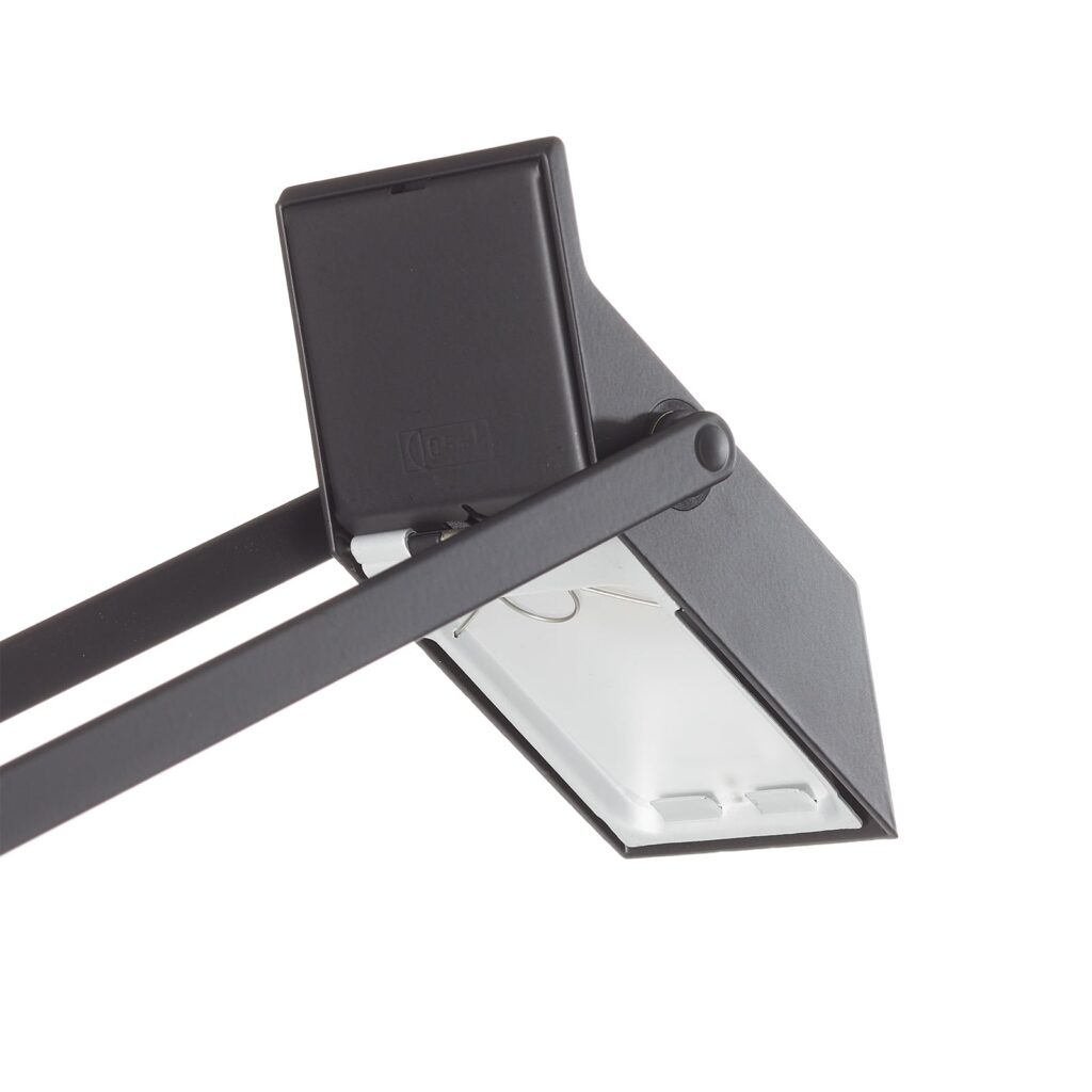 Kopf und Reflektor der Artemide Tizio aus Aluminium
