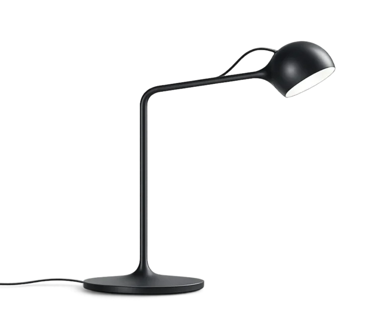 Artemide IXA Tavolo LED Tischleuchte in Anthrazit, Design von Neil Poulton