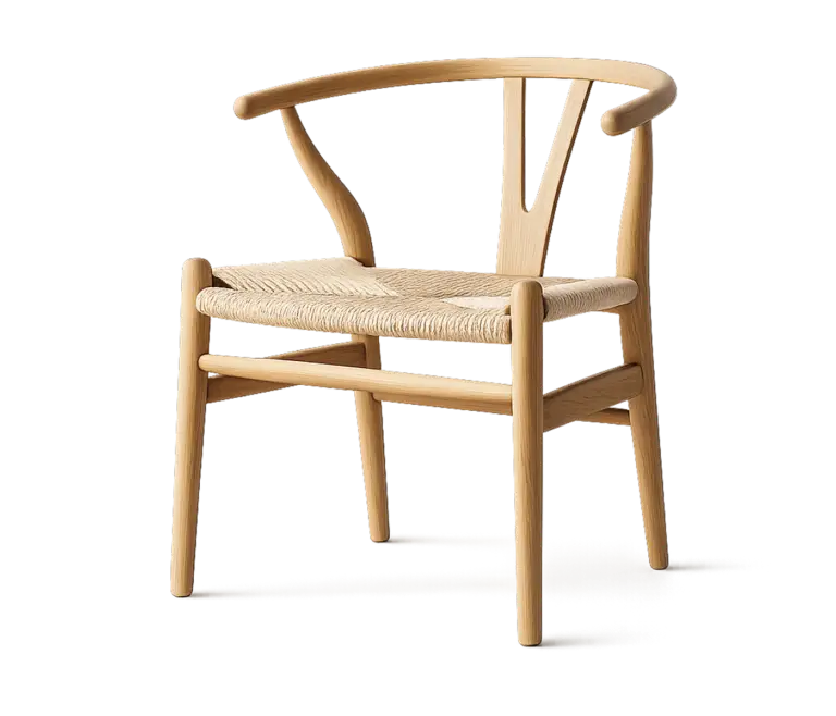 CH24 Wishbone Chair aus Eichenholz mit Papierkordel Sitz von Hans J Wegner