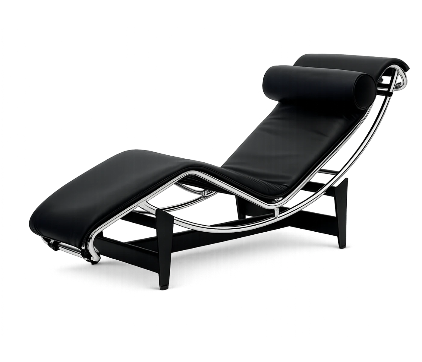 Cassina LC4 Liege Chaise Longue Designklassiker von Le Corbusier aus Leder und Stahlrohr