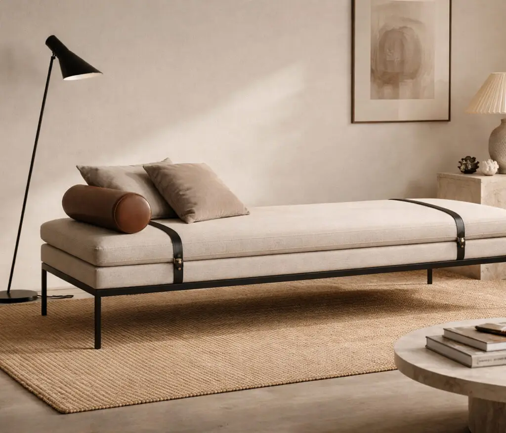 ferm LIVING Turn Bed Daybed im modernen Wohnzimmer