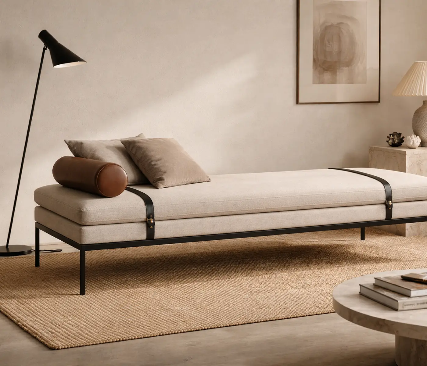 Ferm Living Turn Bed Daybed im modernen Wohnzimmer