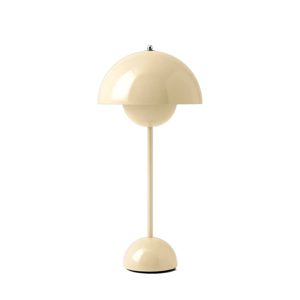 &Tradition Flowerpot VP3 Tischleuchte in der Panton-Farbe Ivory