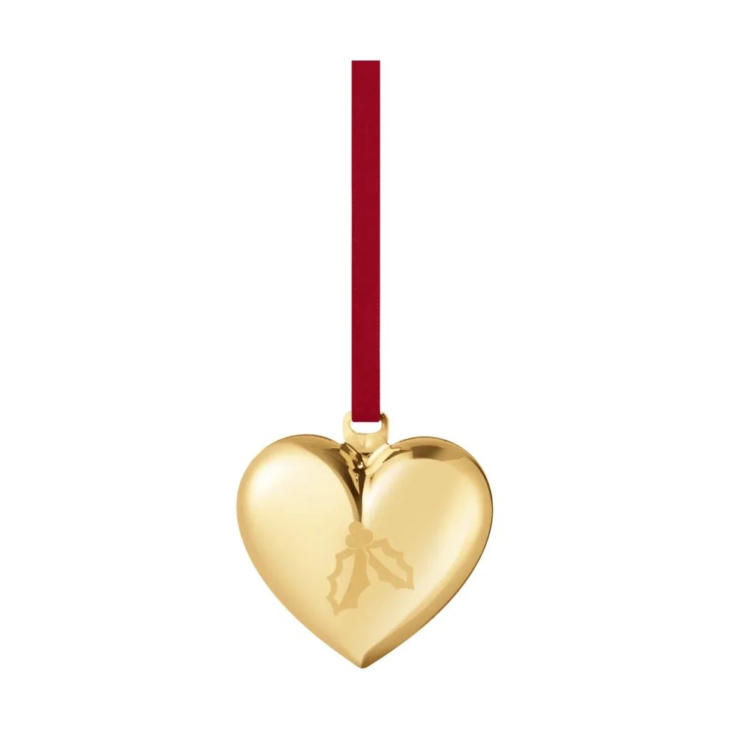Georg Jensen Weihnachtsherz 2026 in Gold