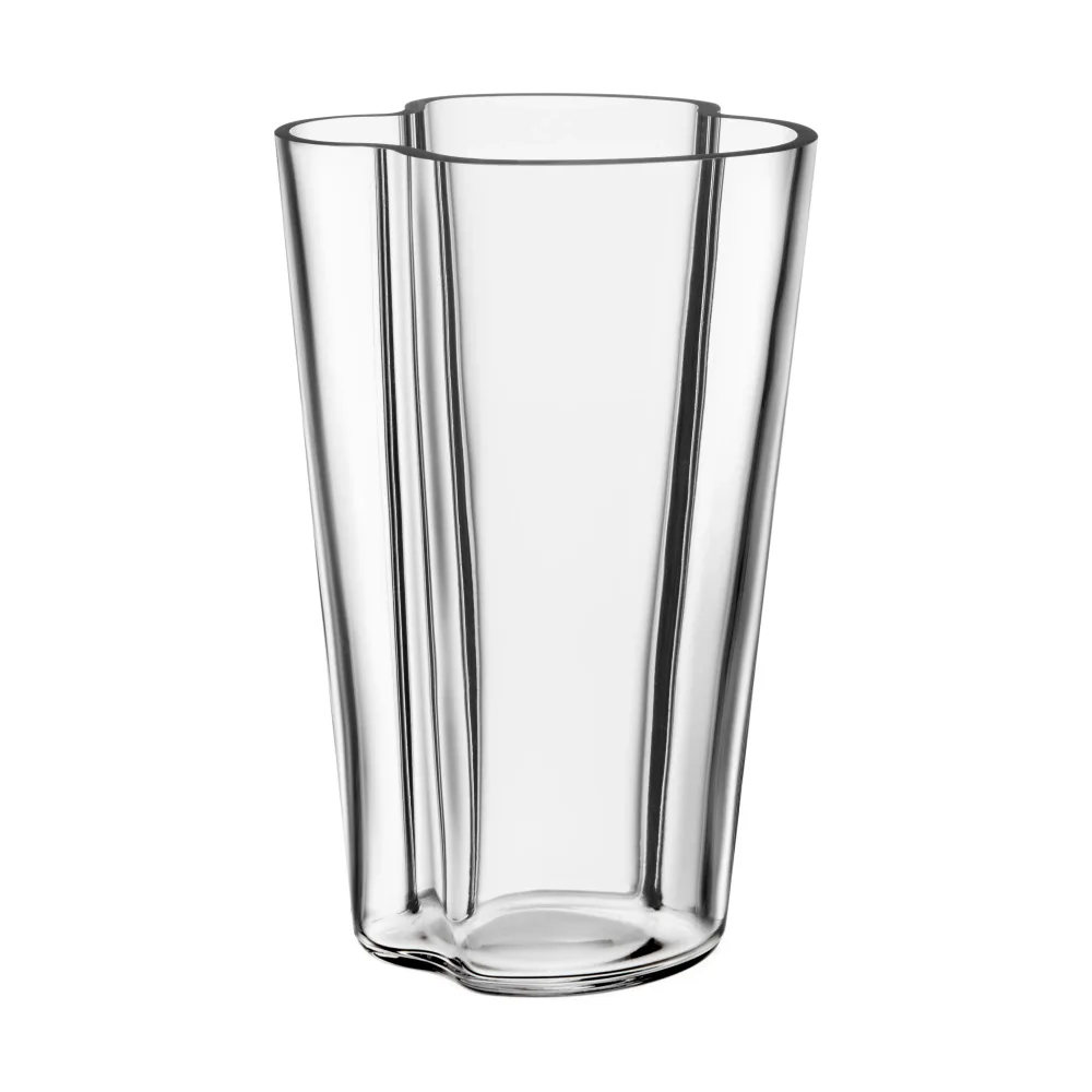 Iittala Alvar Aalto Vase 220 mm in Klarglas