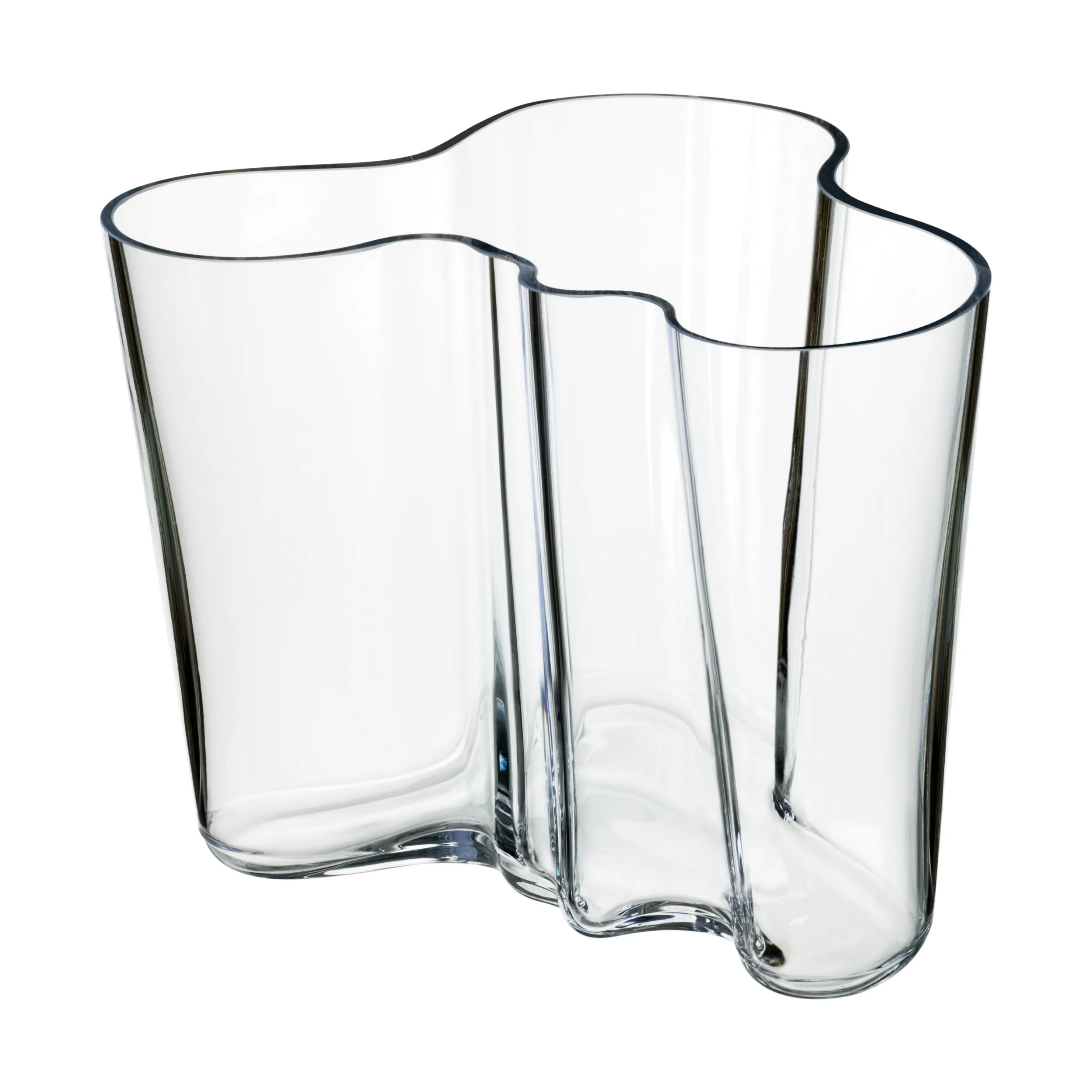 Iittala Alvar Aalto Vase Savoy Klarglas 160 mm