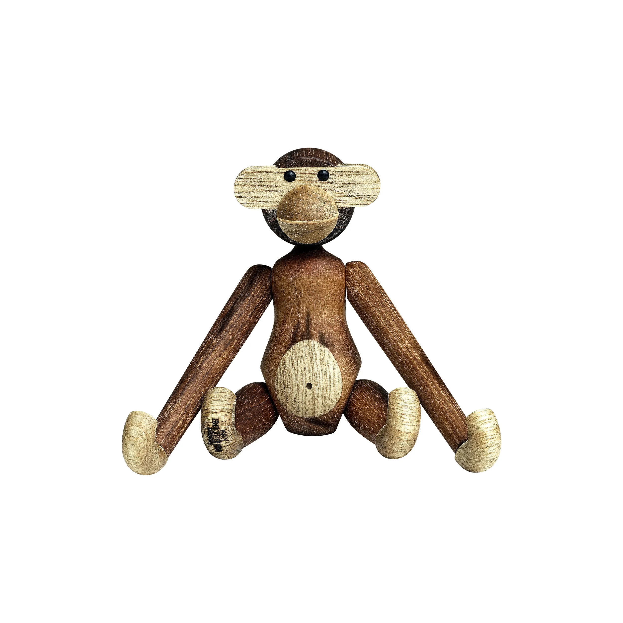 Kay Bojesen Affe mini aus Teak und Limbaholz
