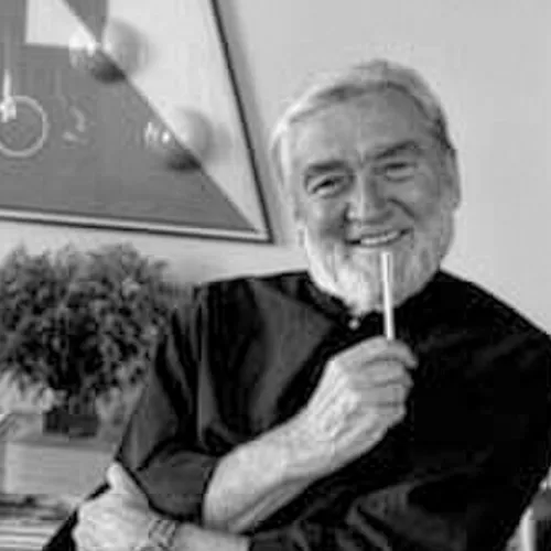 Verner Panton Porträt – dänischer Designer und Schöpfer des ikonischen Panton Chair